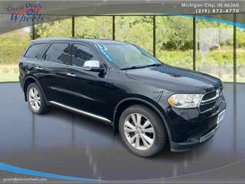 Brilliant Black Crystal Pearlcoat 2013 Dodge Durango Crew