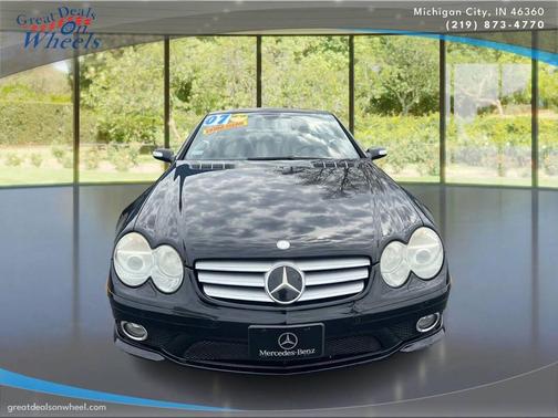 BLACK 2007 Mercedes-Benz SL-Class SL 550 2dr Convertible