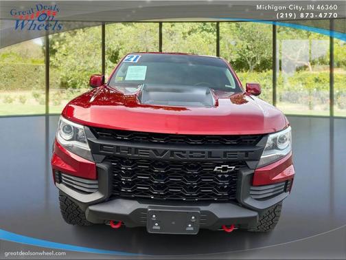 Maroon 2021 Chevrolet Colorado ZR2