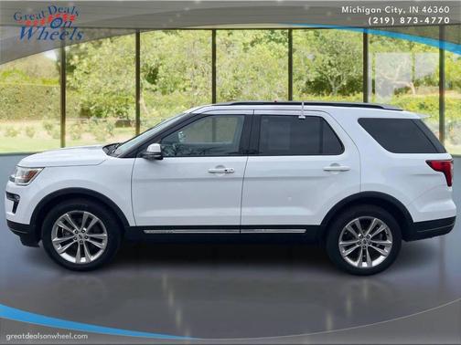 WHITE 2018 Ford Explorer XLT