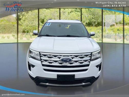 WHITE 2018 Ford Explorer XLT