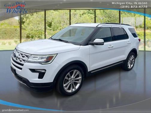 WHITE 2018 Ford Explorer XLT
