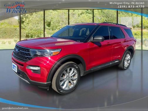 Rapid Red Metallic Tinted Clearcoat 2020 Ford Explorer XLT