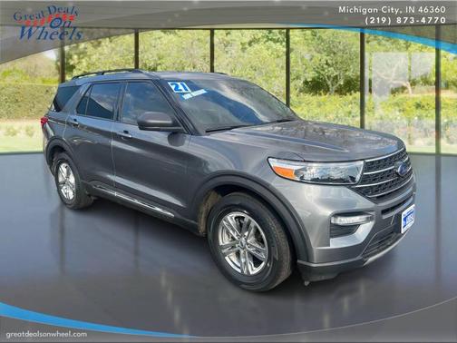 Carbonized Gray Metallic 2021 Ford Explorer XLT