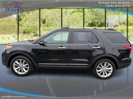 White Platinum Metallic Tri-Coat 2015 Ford Explorer XLT