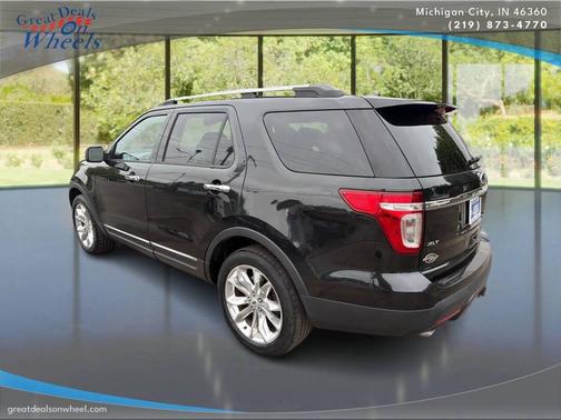 White Platinum Metallic Tri-Coat 2015 Ford Explorer XLT