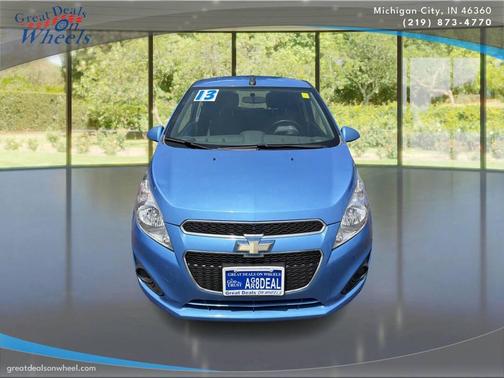 Blue 2013 Chevrolet Spark LS