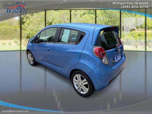Blue 2013 Chevrolet Spark LS