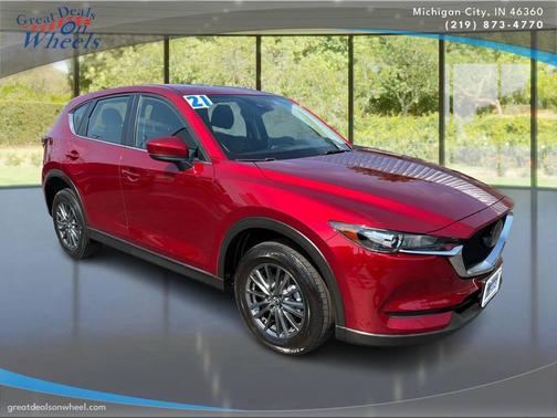 Soul Red Crystal Metallic 2021 Mazda CX-5 Sport