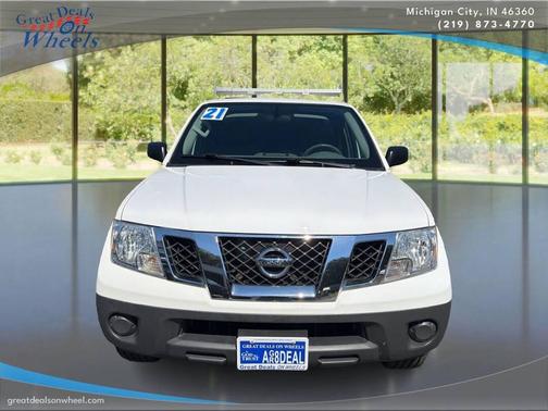 Glacier White 2021 Nissan Frontier S