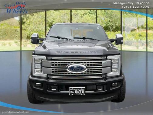 Shadow Black 2017 Ford F-350 Platinum