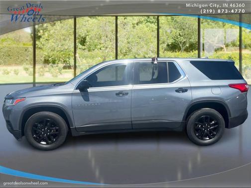 Satin Steel Metallic 2020 Chevrolet Traverse LS