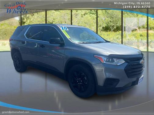 Satin Steel Metallic 2020 Chevrolet Traverse LS