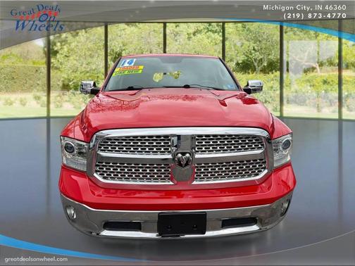 Red 2014 RAM 1500 Laramie