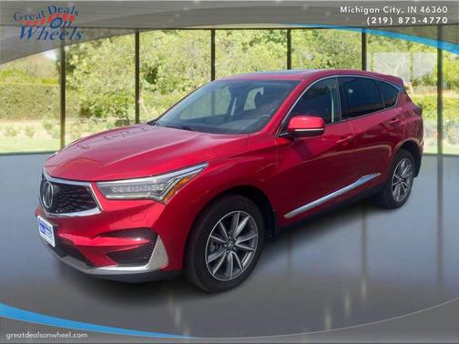 BURGANDY 2019 Acura RDX Advance Package