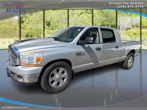 Bright Silver Metallic Clearcoat 2007 Dodge Ram 2500 SLT Mega Cab