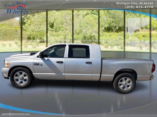 Bright Silver Metallic Clearcoat 2007 Dodge Ram 2500 SLT Mega Cab