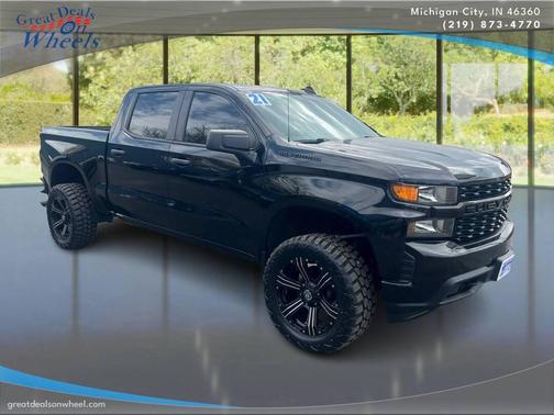 Black 2021 Chevrolet Silverado 1500 Custom