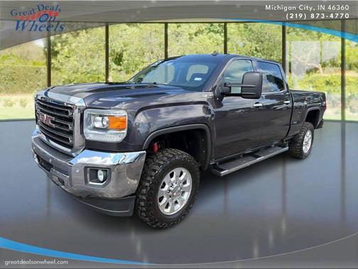 Gray 2015 GMC Sierra 2500 SLT