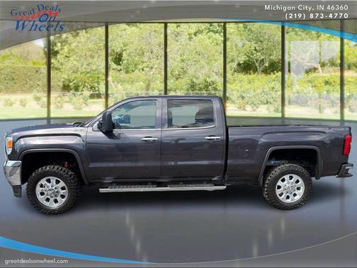 Gray 2015 GMC Sierra 2500 SLT