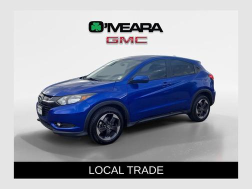 Aegean Blue Metallic 2018 Honda HR-V EX
