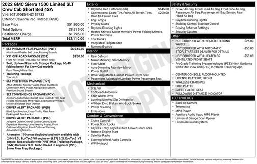 2022 GMC Sierra 1500 SLT
