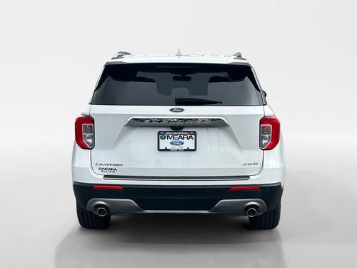 Star White Metallic Tri-Coat 2023 Ford Explorer Limited