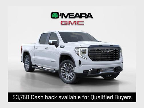 Glacier White Tricoat 2026 GMC Sierra 1500 Denali Ultimate