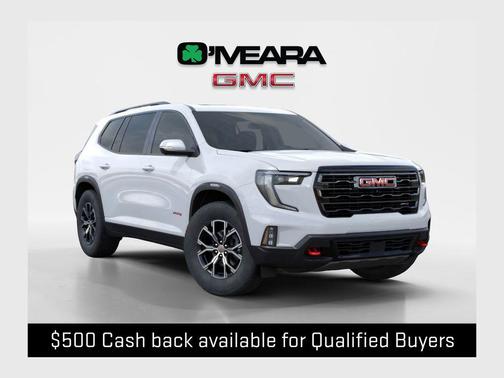 Summit White 2026 GMC Acadia AT4 AWD