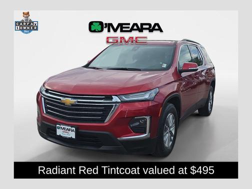 Radiant Red Tintcoat 2023 Chevrolet Traverse LT Cloth