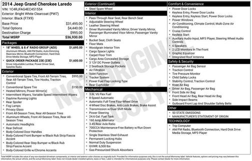 2014 Jeep Grand Cherokee Laredo