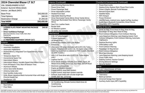 2024 Chevrolet Blazer 3LT