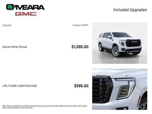 Glacier White Tricoat 2026 GMC Yukon Denali Ultimate
