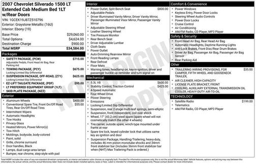 2007 Chevrolet Silverado 1500 LT1 Extended Cab