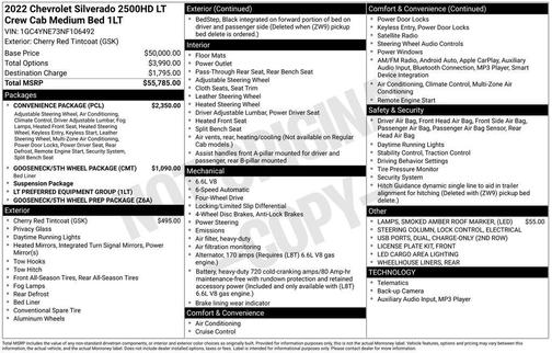 2022 Chevrolet Silverado 2500 LT