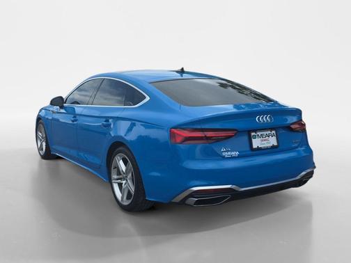 Blue 2021 Audi A5 Sportback 45 S Line Premium
