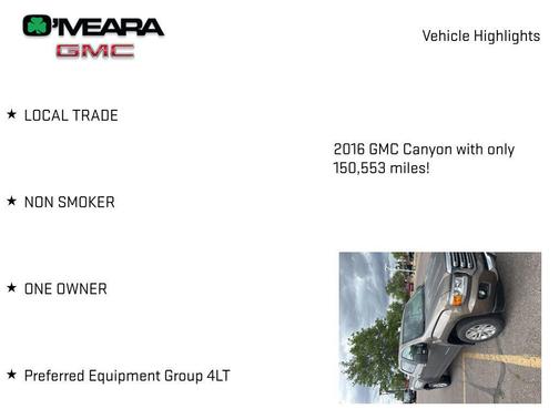 Bronze Alloy Metallic 2016 GMC Canyon SLT