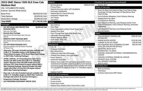 2023 GMC Sierra 1500 SLE