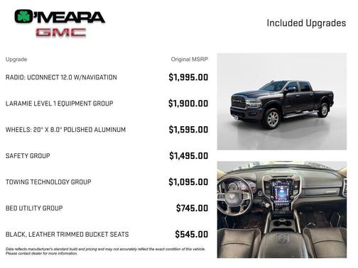2020 RAM 2500 Laramie Crew Cab 4X4 6'4' Box