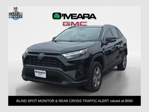 Midnight Black Metallic 2024 Toyota RAV4 Hybrid LE