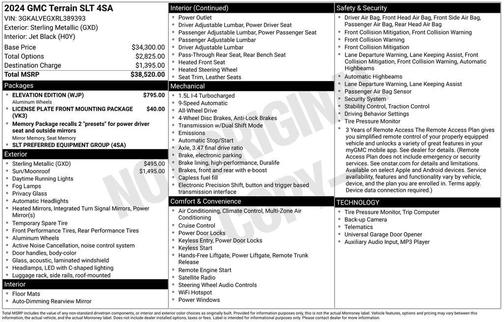 2024 GMC Terrain SLT