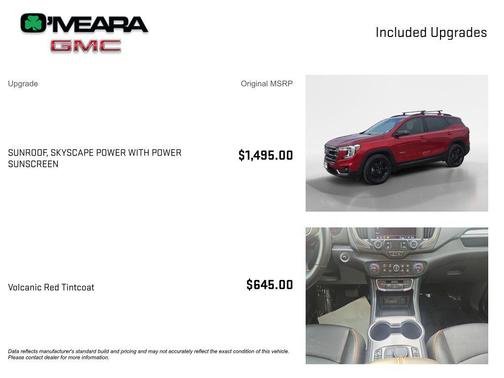 Volcanic Red Tintcoat 2023 GMC Terrain AWD AT4