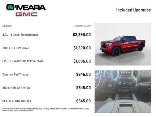 Cayenne Red Tintcoat 2021 GMC Sierra 1500 Elevation