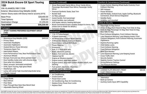 2024 Buick Encore GX Sport Touring