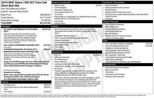 2018 GMC Sierra 1500 SLT