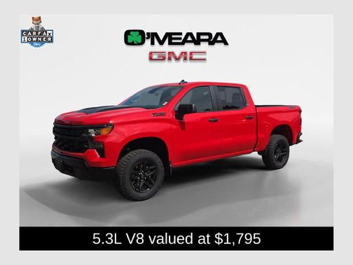 Red Hot 2025 Chevrolet Silverado 1500 Custom Trail Boss