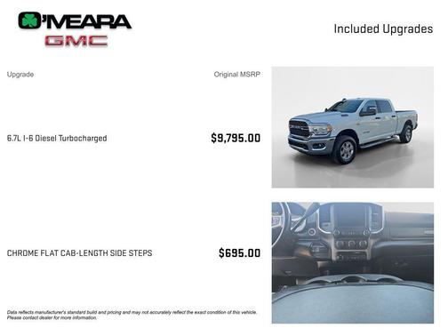 2024 RAM 2500 Big Horn Crew Cab 4x4 6'4' Box