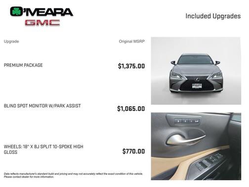 Silver 2020 Lexus ES 350 Base