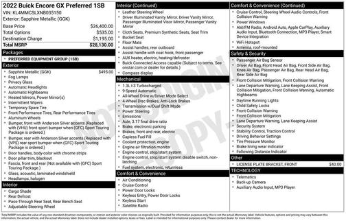 2022 Buick Encore GX Preferred