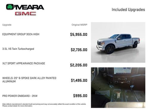Oxford White 2022 Ford F-150 XLT